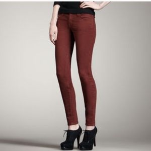 Current/Elliot Skinny Jeans in Rum Raisin